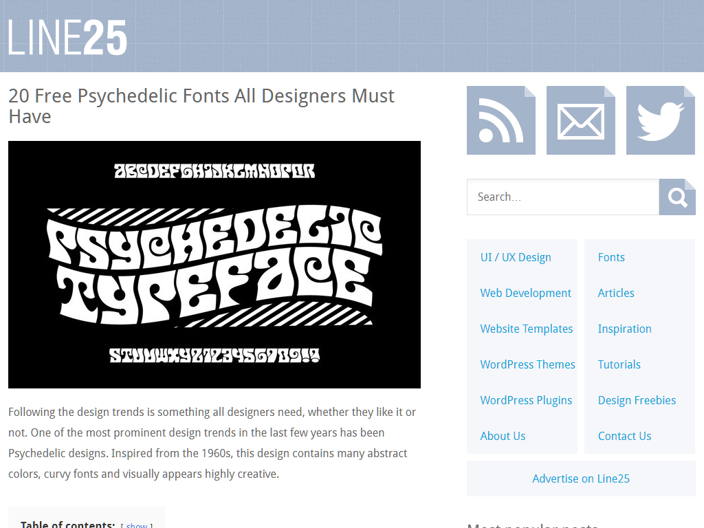 20 Free Psychedelic Fonts All Designers Must Have