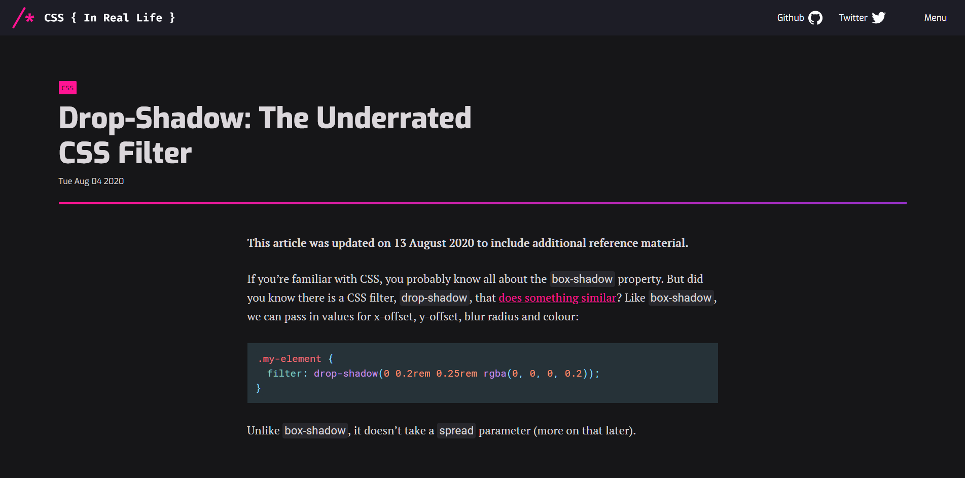 A Simple Responsive Blog